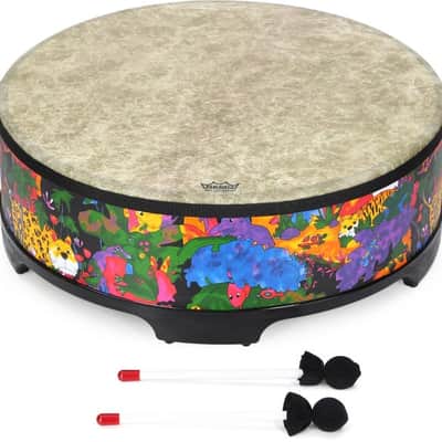 Remo Kids Percussion Gathering Drum - 8 inches x 22 inches  Rainforest image 2