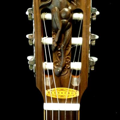 Blueberry NEW IN STOCK Handmade Classical Guitar Nylon Strings Alaskan Spruce and Balinese Rosewood image 7