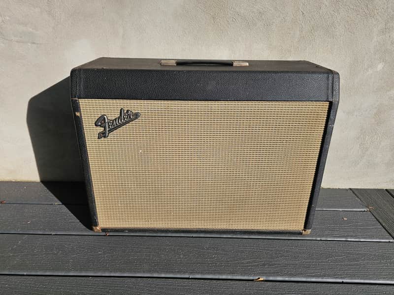 Vintage 1966 Fender 1x15 Extension Cabinet Vibroverb Pro image 1