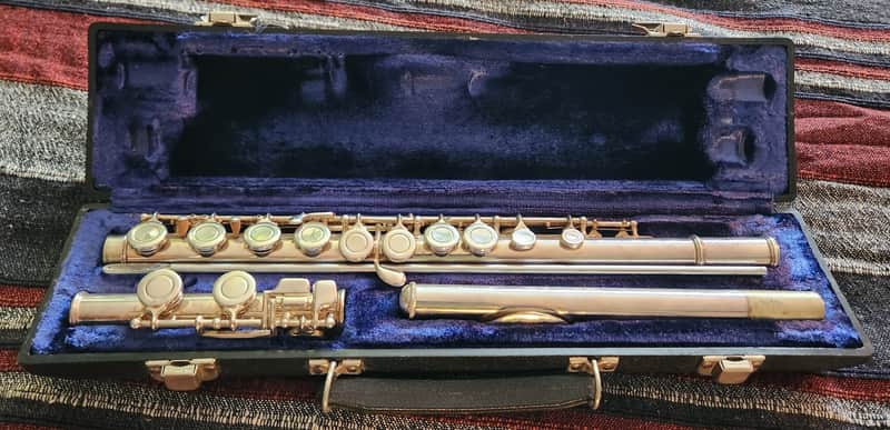 Haynes-Schwelm 304 C Flute Sliver Plated 1920-21 Boston, Mass, USA image 1