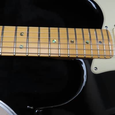 2007 Fender American Deluxe Strat®, "Soft" V Neck, Maple Fingerboard, SCN, Black 2007 - Black image 4