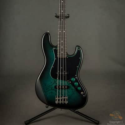 Fender Jazz Bass CUSTOM 1994 Green Paisley image 2