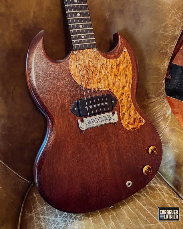 Cabagüer Luthier SG junior 2025 - Natural Brown image 1