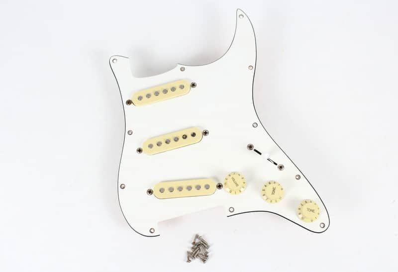 1989 Vintage Squier Fender Stratocaster ~Staggered Pole Pickups~ Loaded PICKGUARD Made in USA Strat 1980s image 1