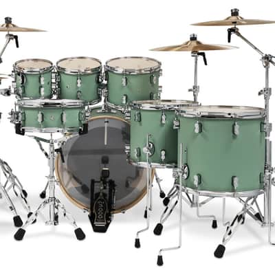 PDP Concept Series 7-Piece Maple Shell Pack - Satin Seafoam (PDCM2217SF) image 4