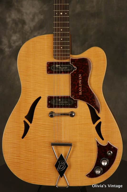 rare 1965-'66 BURNS/Baldwin GB 65 Natural/Blonde FLAME MAPLE TOP!!! image 1