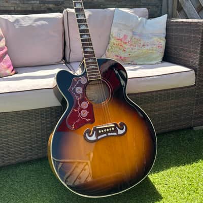 Epiphone J-200EC Studio Left-Handed 2020 - 2025 Vintage Sunburst Bild 1