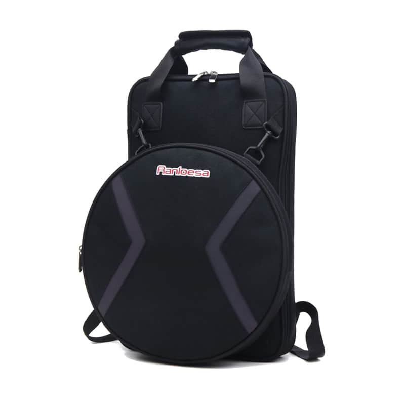 Drum Practice Pad Bag Backpack with Detachable Accessory Pouch image 1
