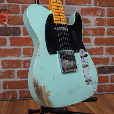 Fender Custom Shop 1952 Telecaster Heavy Relic Surf Green 2022 w/OHSC image 12