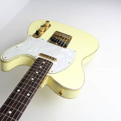 Fender Custom Telecaster 1999 MIJ Vintage White and Gold MINT The Edge U2 image 9