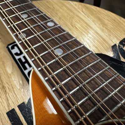 Kentucky KM-272 Deluxe Oval Hole A-Style Mandolin Transparent Amber w/ Case image 11