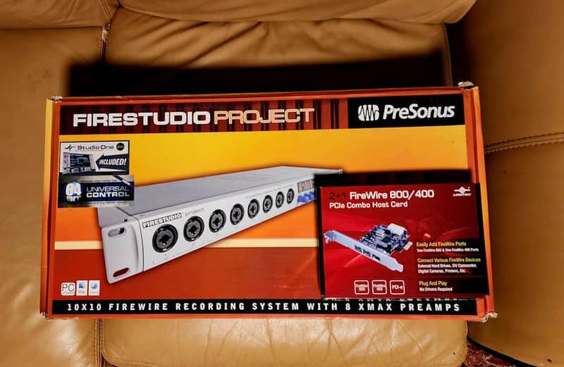 PreSonus Firewire Project Minty w/ Box and FireWire 800/400 PCIe Host Card / Free Shipping! image 1