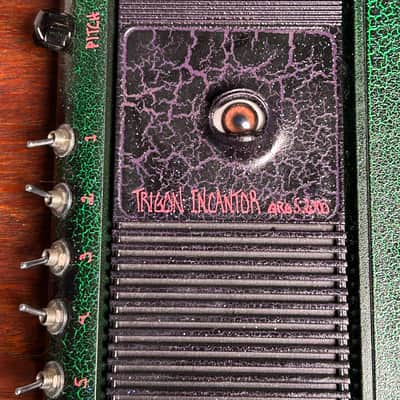 Trigon Incantor Circuit Bent Texas Instruments 1995 - Iridescent Green and Purple image 8