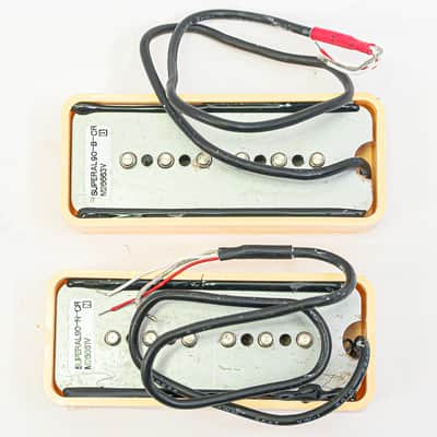 P90 Soapbar Pickup Set – Neck & Bridge (Cream, Korea-Made, New) image 4
