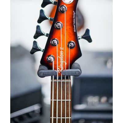 MTD Kingston Z 5 String-Tobacco Sunburst w/Maple Burl Top & Laurel FB image 4