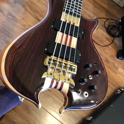 Alembic Mark King Signature Deluxe 5 String Bass w LED's Cocobolo Balance K Omega 2005 image 13