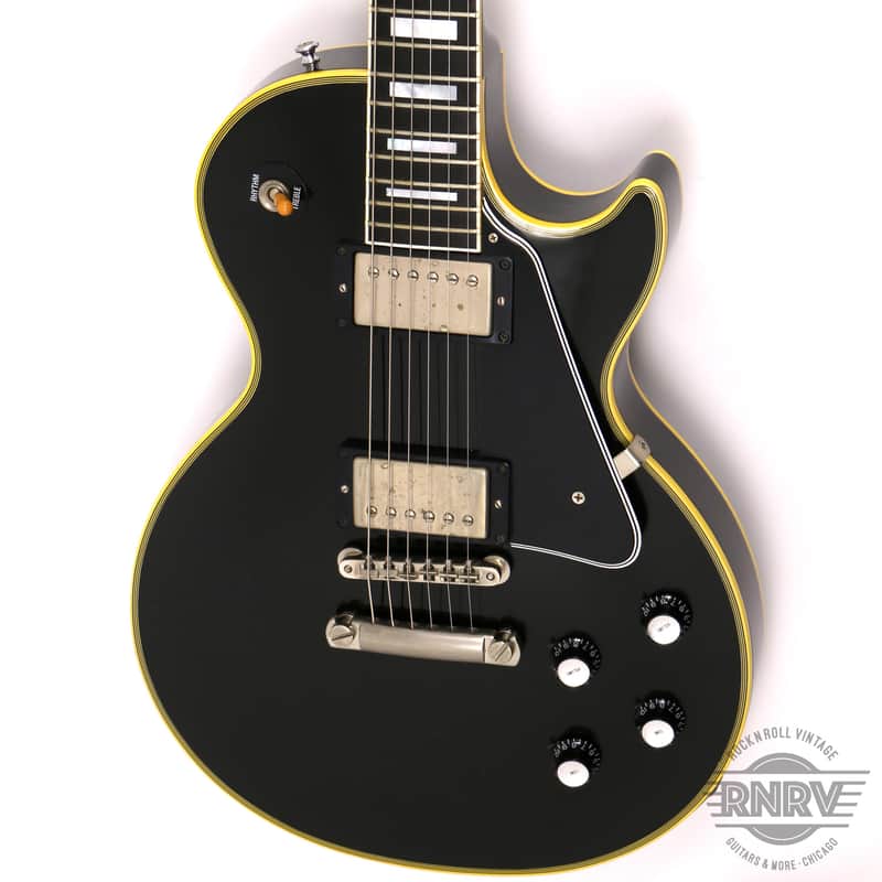 2001 Gibson Custom Shop 1968 Reissue Les Paul Custom Black