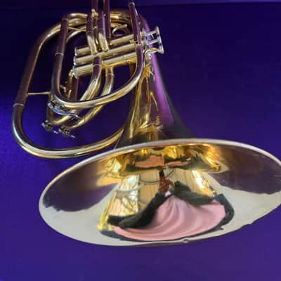 Jupiter Jupiter JMH-550 - Jupiter JMH-550 Bb Marching French Horn with Case image 12