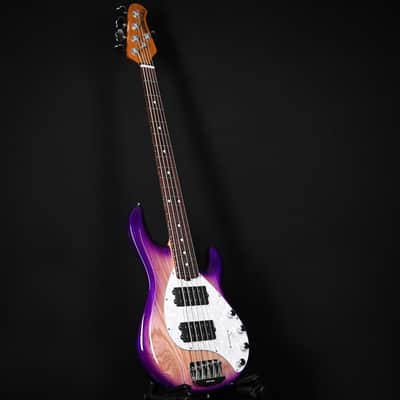 Ernie Ball Music Man StingRay Special 5 HH w/ Rosewood Fingerboard Bass Guitar- Purple Sunset 2026 (K11685) image 11