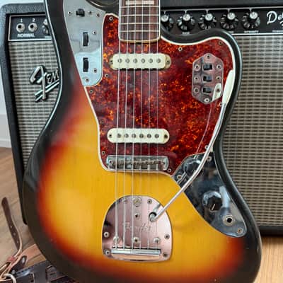 1966 Fender Jaguar with Rosewood Fretboard in Sunburst image 4