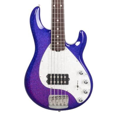 Ernie Ball Music Man StingRay Special 5 Violet Sparkle Burst RW w/case image 1