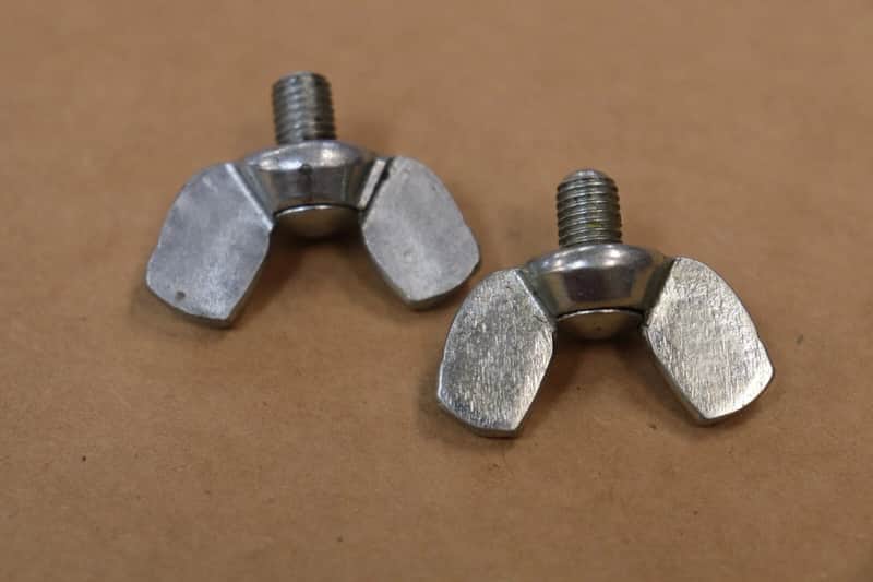 Ludwig 2pk Mickey Mouse 1/4-28" Wing Screw Vintage 1960's/1970's #4 image 1