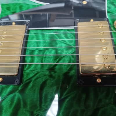 Gibson Les Paul Custom 5A Quilt Top in Transparent Green Gloss Made to Measure 2024 image 6