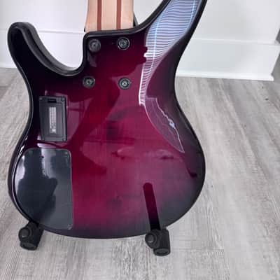 Yamaha TRBX 605FM 5-String Bass, Dark Red Burst / Rosewood image 3
