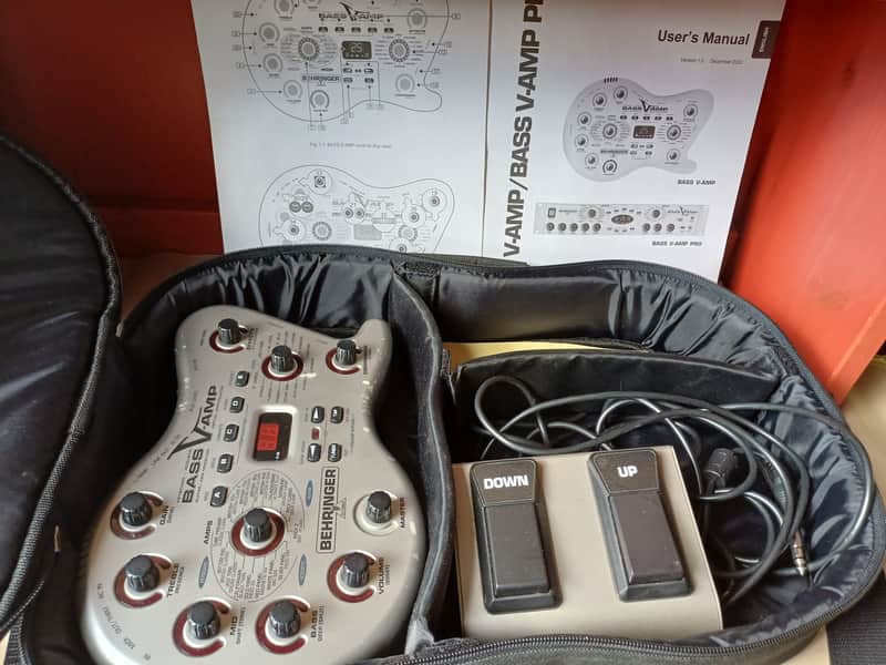 Behringer Bass V-Amp Multi-Effect and Amp Modeler 2000s - Silver image 1