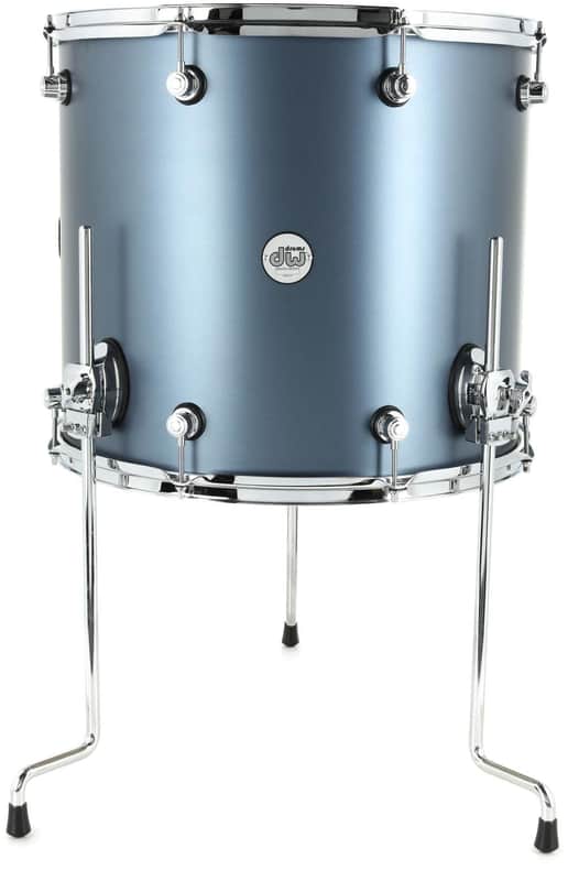 DW Design Series Floor Tom - 16 x 18 Inch - Blue Slate (DDLM1618TTBS) image 1