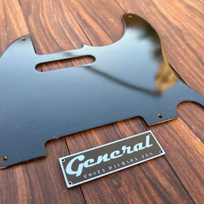General Vintage Tone 1953/1954 Telecaster® Pickguard – Blackguard Nitrocellulose Lacquer, Real Phenolic Paper, Lightly Aged image 3