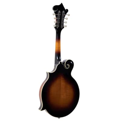 The Loar LM-600E-VS Acoustic Electric Hand Carved Solid F-Style Mandolin w/Case image 5