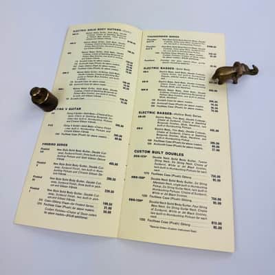 Gibson Price List – Original Dealer Retail Sheet 1967 image 3