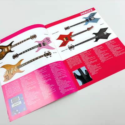 B.C. Rich Guitar Catalog. Warlock, Bich, Mockingbird, Eagle, Wave, Supreme, and Stealth. 1983 image 2