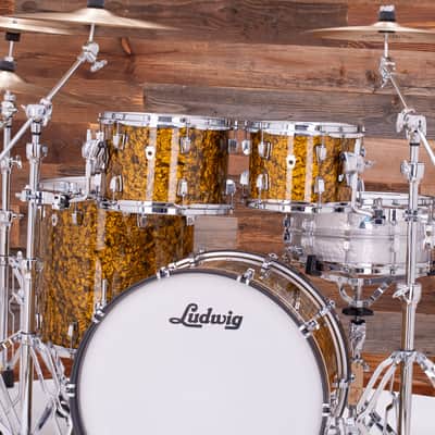 LUDWIG NEUSONIC 4 PIECE MOD 2 DRUM KIT, BUTTERSCOTCH PEARL image 7