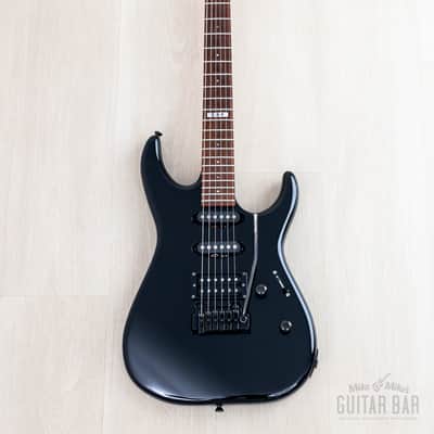 1980s ESP Custom Shop Mirage SSH Superstrat Black w/ Case image 2