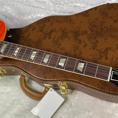 NEW! Gibson Custom 1960 Les Paul Standard Reissue VOS - Tangerine Burst - Authorized Dealer - Only 8.35 lbs - G07603 image 7