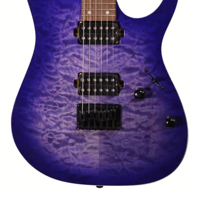Ibanez RG421QM-CBB Electric Guitar – Cerulean Blue Burst 2025 - Cerulean Blue Burst image 2