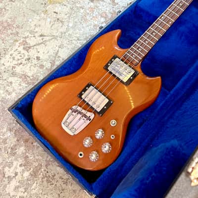 Guild JS-II Jet Star SG Bass 1970’s - Mahogany original vintage USA image 4