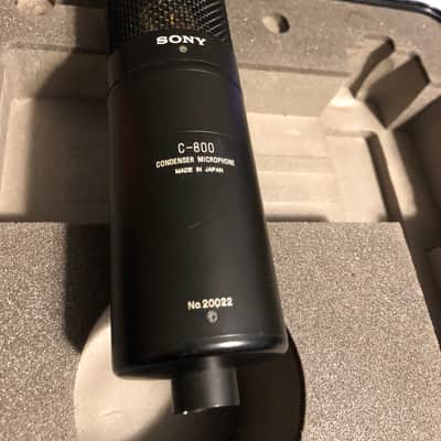 Sony c800 tube mic in excellent condition case+keys PSU shockmount spare tube A+ image 2
