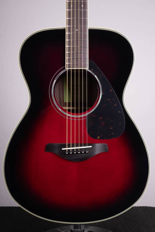 Yamaha FS830-DSR Small-Body Acoustic Guitar Dusk Sun Red | Reverb