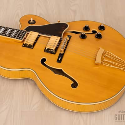 2003 Epiphone Elitist Byrdland Archtop, Near-Mint w/ Open Book Headstock, USA Pickups, Case & Tags, Japan Terada image 12