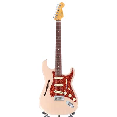 Fender Certified Pre-Owned American Professional II Stratocaster Thinline, Rosewood Fingerboard, Transparent Shell Pink (H9) (10946) image 5