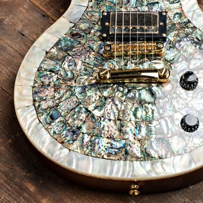 Wolf WLP 750T Special Edition Electric Guitar Abalone w/Hard Case image 4