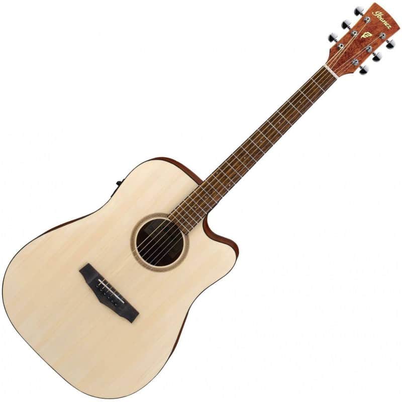 Ibanez PF10CE−OPN guitar acoustic open pore natural image 1