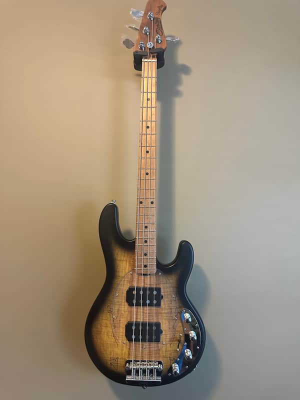 Sterling by music man Ray 34HH  Spakle maple top maple fingerboard Sterling by Musicman 2023 - Spackle Maple maple fretboard image 1