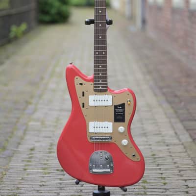 Fender Limited Edition Vintera II Road Worn 50s Jazzmaster- Fiesta Red(2) image 14