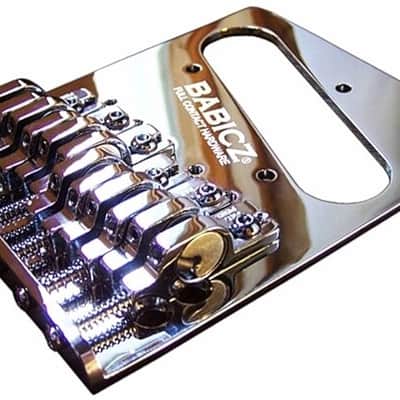 Babicz Full Contact Hardware ORIGINAL SERIES FCH6 TELE STYLE BRIDGE, 6 String, chrome image 16
