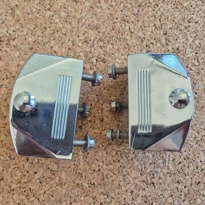 Sonor Phonic Bassdrum Leg Brackets ~1980 - Chrome image 7