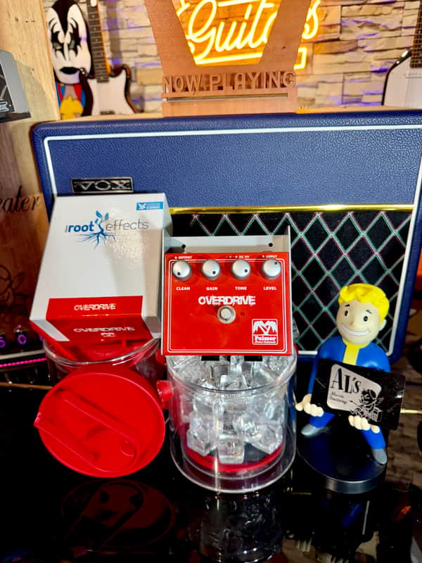Palmer OVERDRIVE DISTORTION ( New Old Stock) - Red image 1